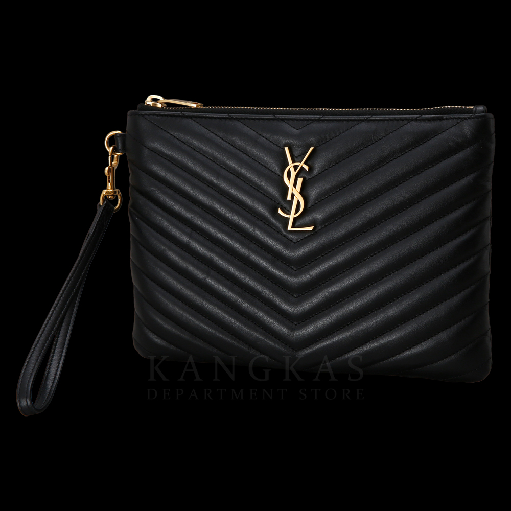 Yves Saint Laurent(USED)생로랑 모노그램 쉐브론 클러치 미듐