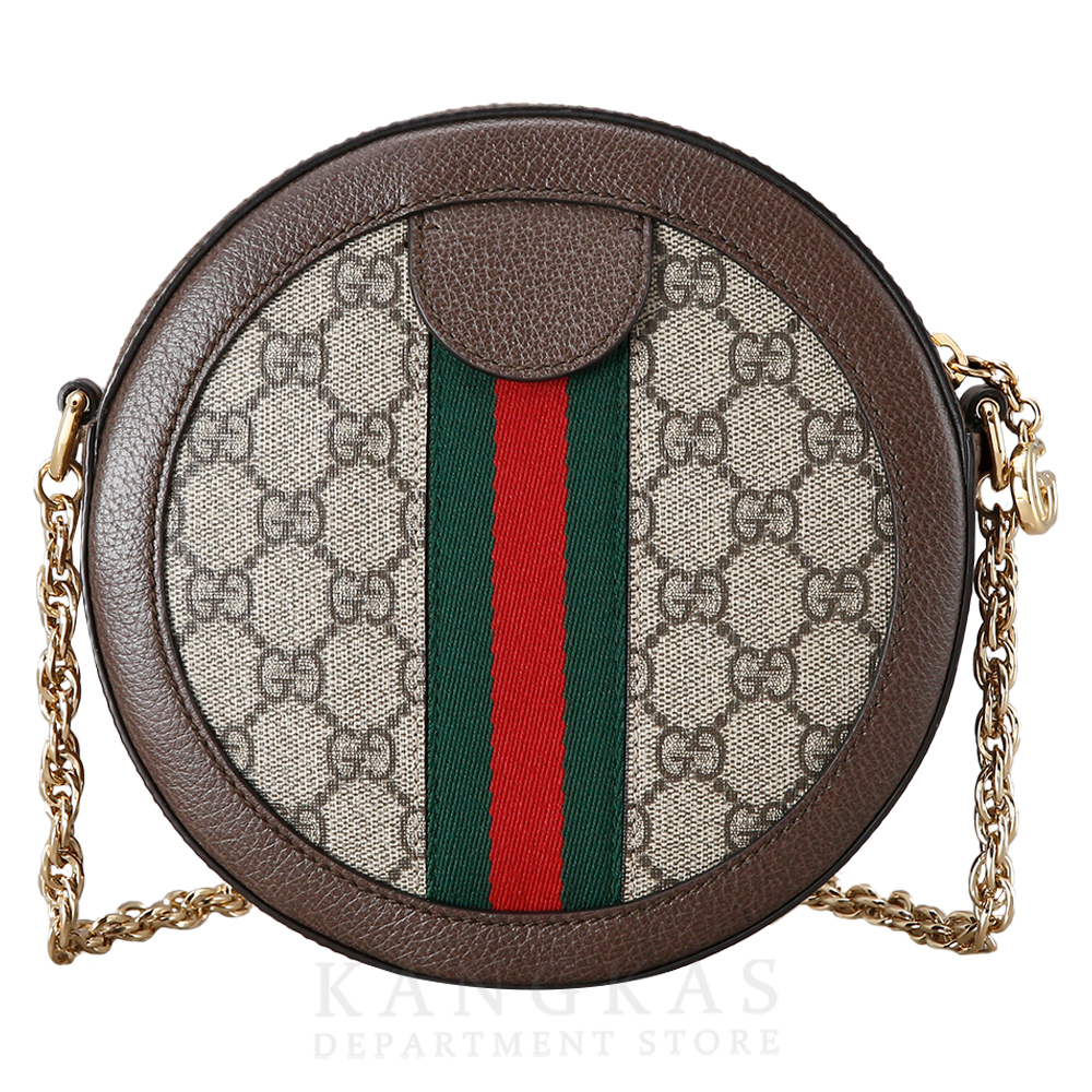 GUCCI(USED)구찌 GG로고 PVC 오피디아 라운드 숄더백