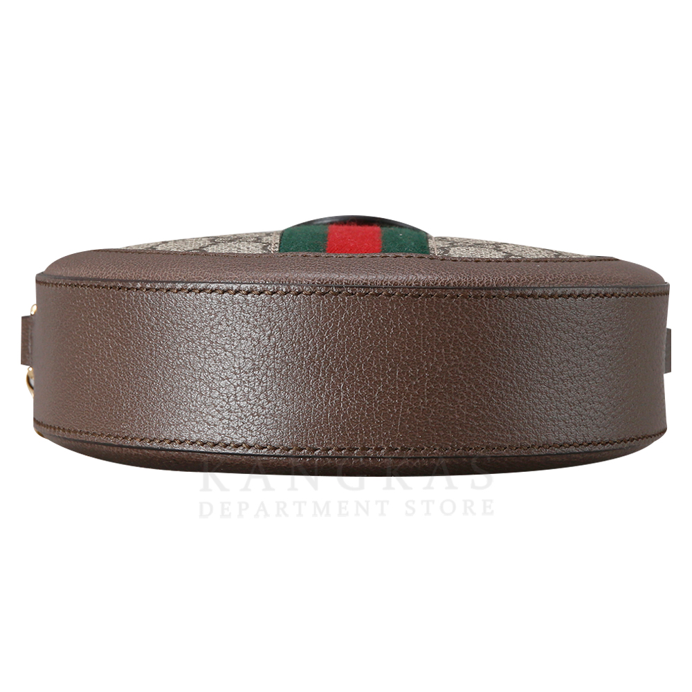 GUCCI(USED)구찌 GG로고 PVC 오피디아 라운드 숄더백