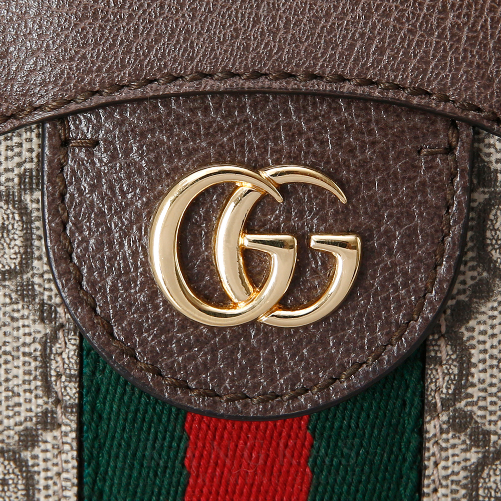 GUCCI(USED)구찌 GG로고 PVC 오피디아 라운드 숄더백