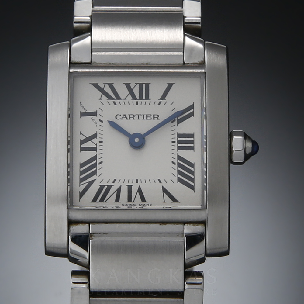 CARTIER(USED)까르띠에 탱크 프랑세즈 스틸 스몰