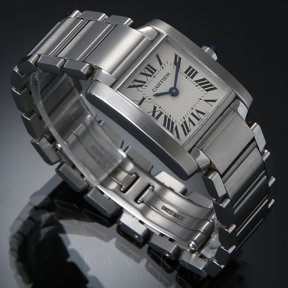 CARTIER(USED)까르띠에 탱크 프랑세즈 스틸 스몰