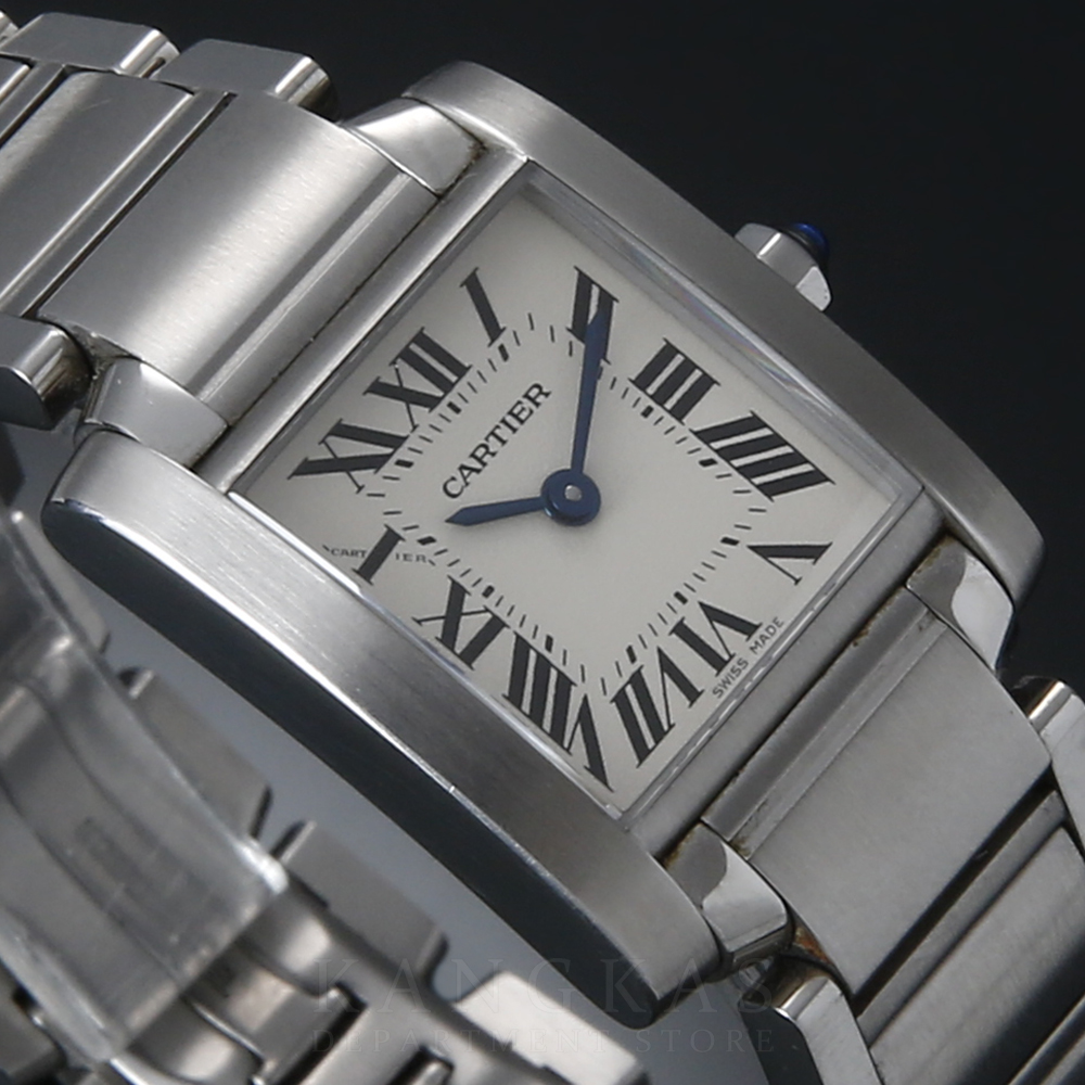 CARTIER(USED)까르띠에 탱크 프랑세즈 스틸 스몰