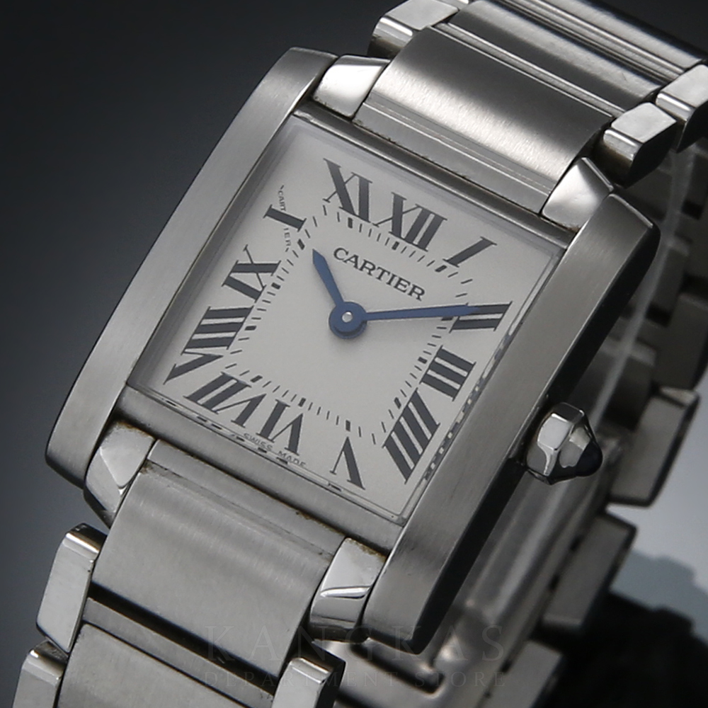 CARTIER(USED)까르띠에 탱크 프랑세즈 스틸 스몰