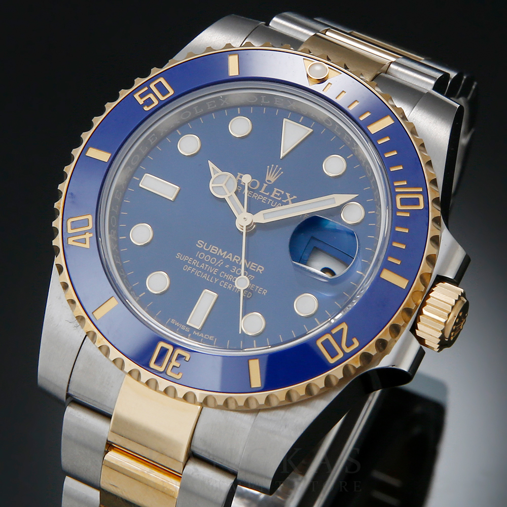 ROLEX(USED)로렉스 서브마리너 콤비 청판 116613LB