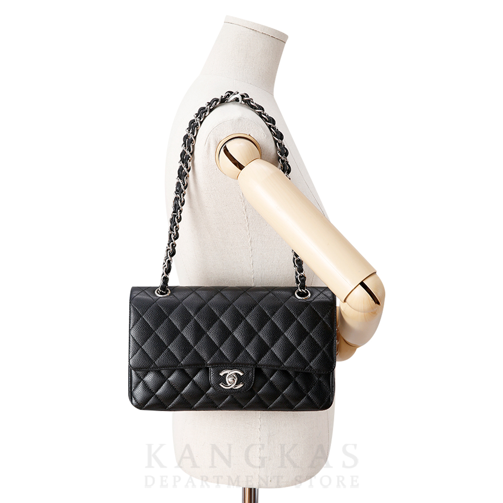 CHANEL(USED)샤넬 클래식 캐비어 미듐