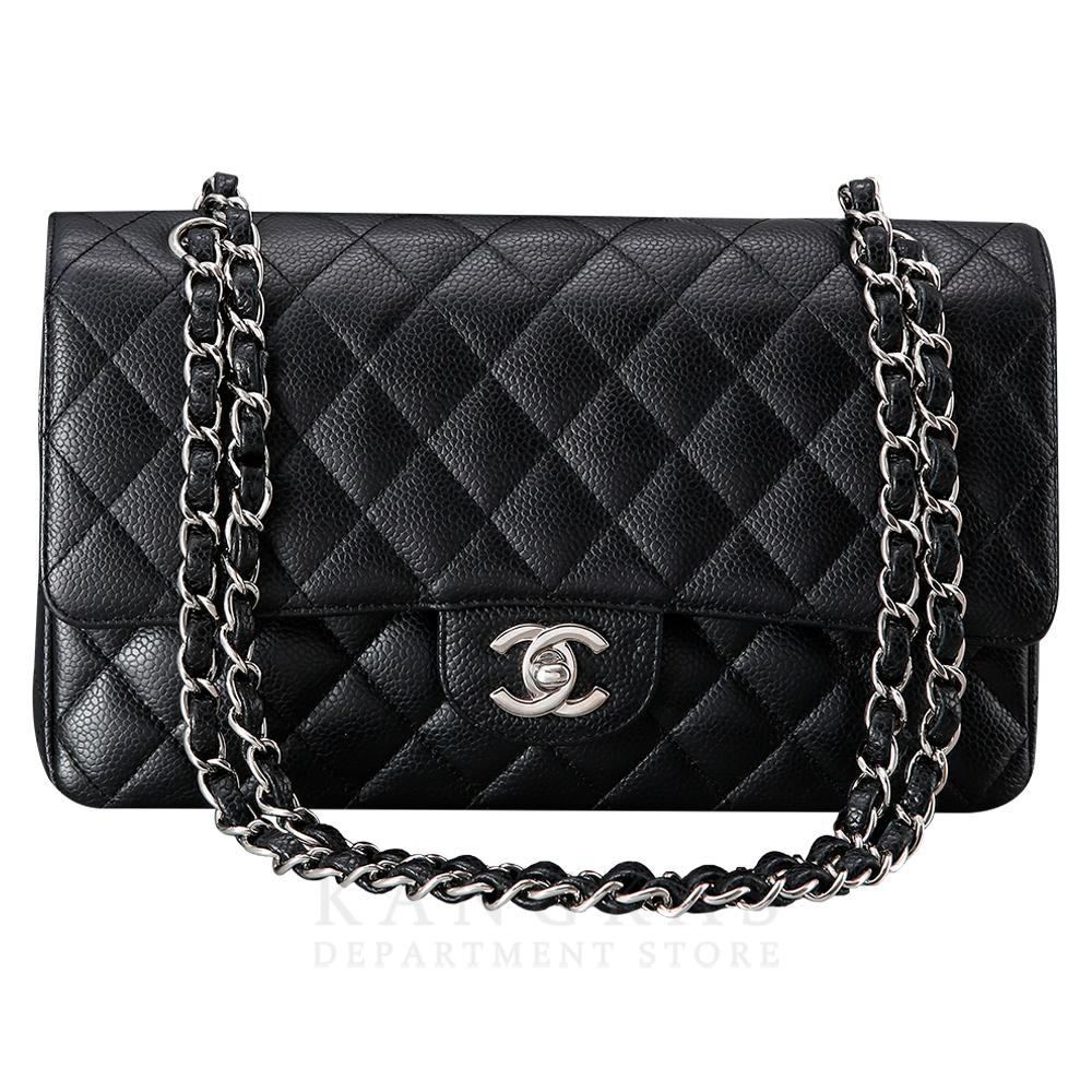 CHANEL(USED)샤넬 클래식 캐비어 미듐
