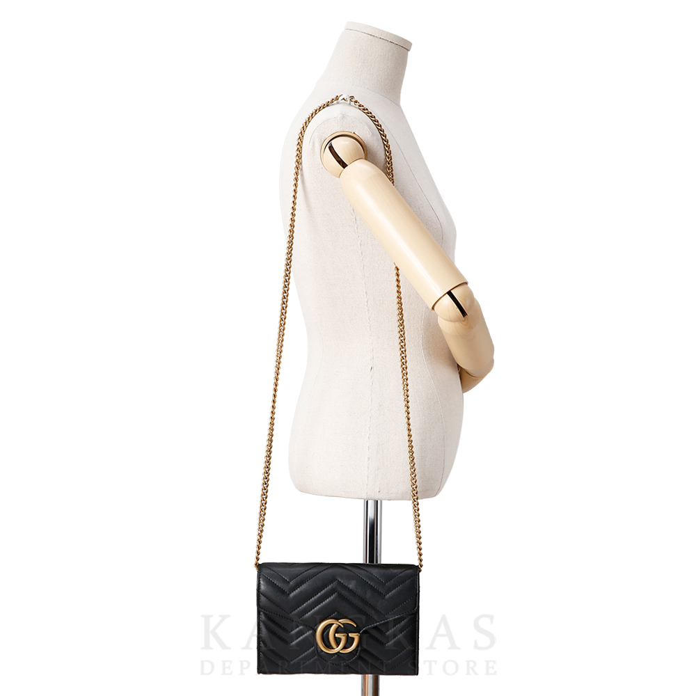 GUCCI(USED)구찌 마몽트 마틀라세 체인 숄더백