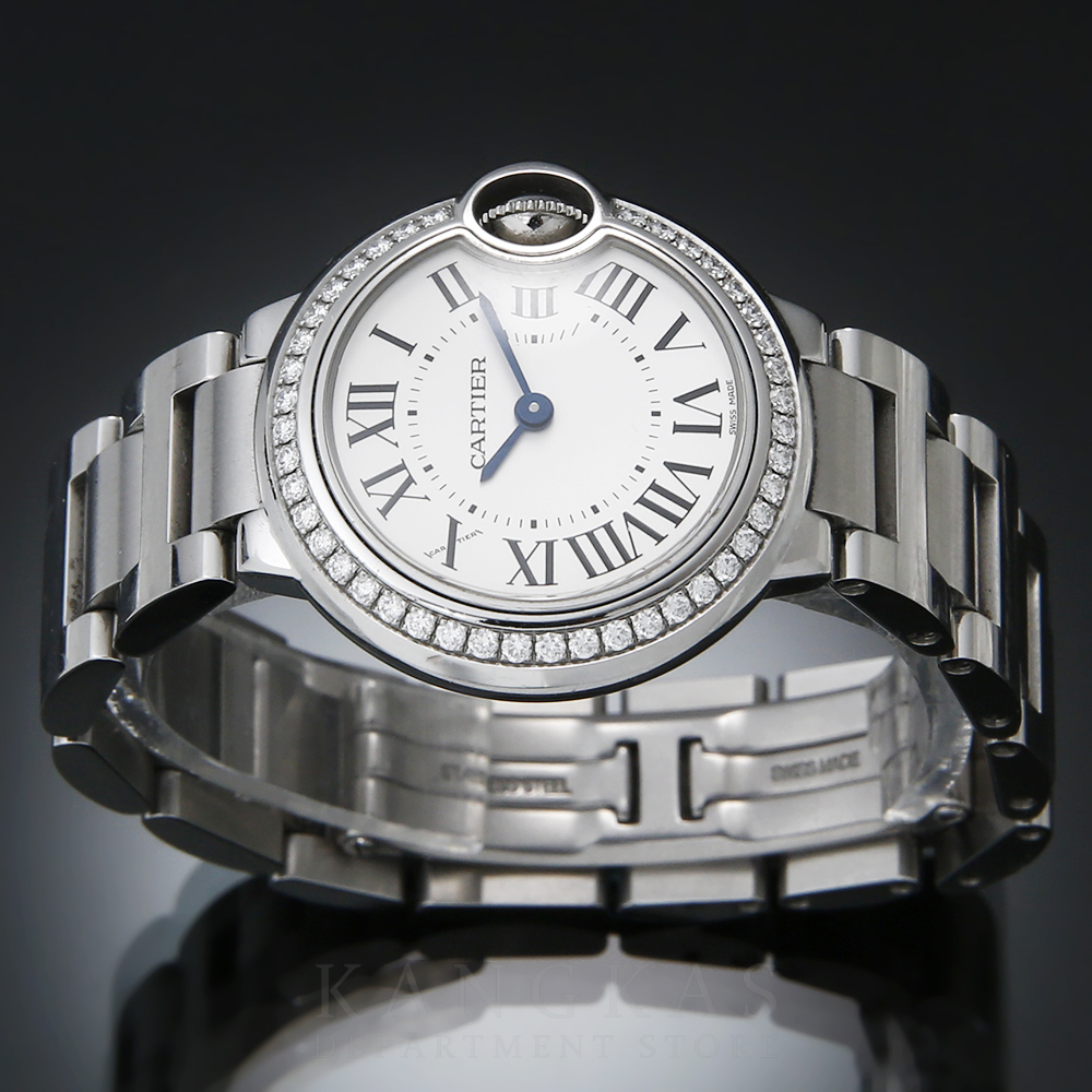 CARTIER(USED)까르띠에 발롱블루28 다이아베젤