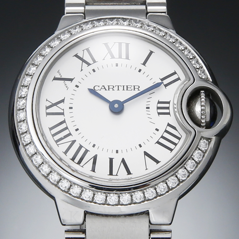 CARTIER(USED)까르띠에 발롱블루28 다이아베젤