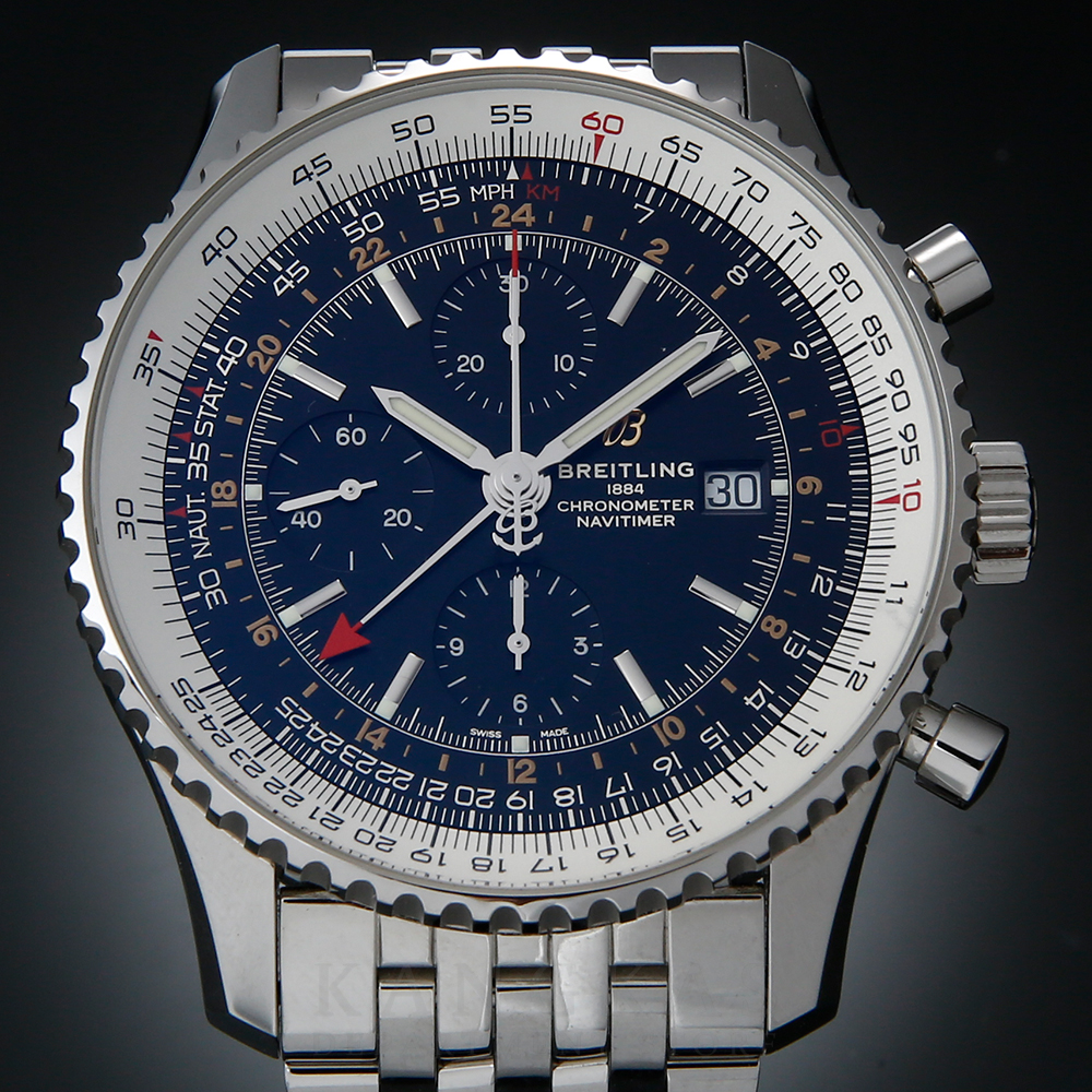 BREITLING(USED)브라이틀링 네비타이머 크로노 GMT A24322