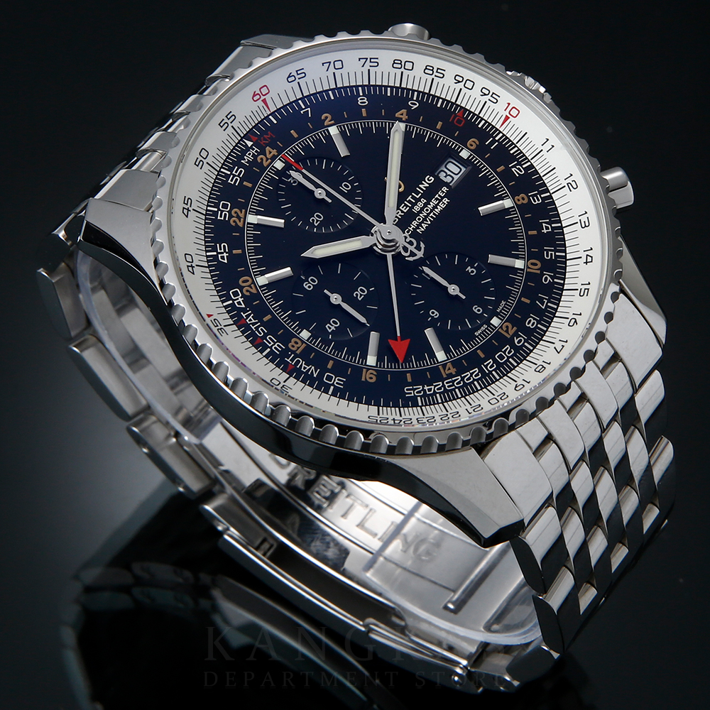 BREITLING(USED)브라이틀링 네비타이머 크로노 GMT A24322