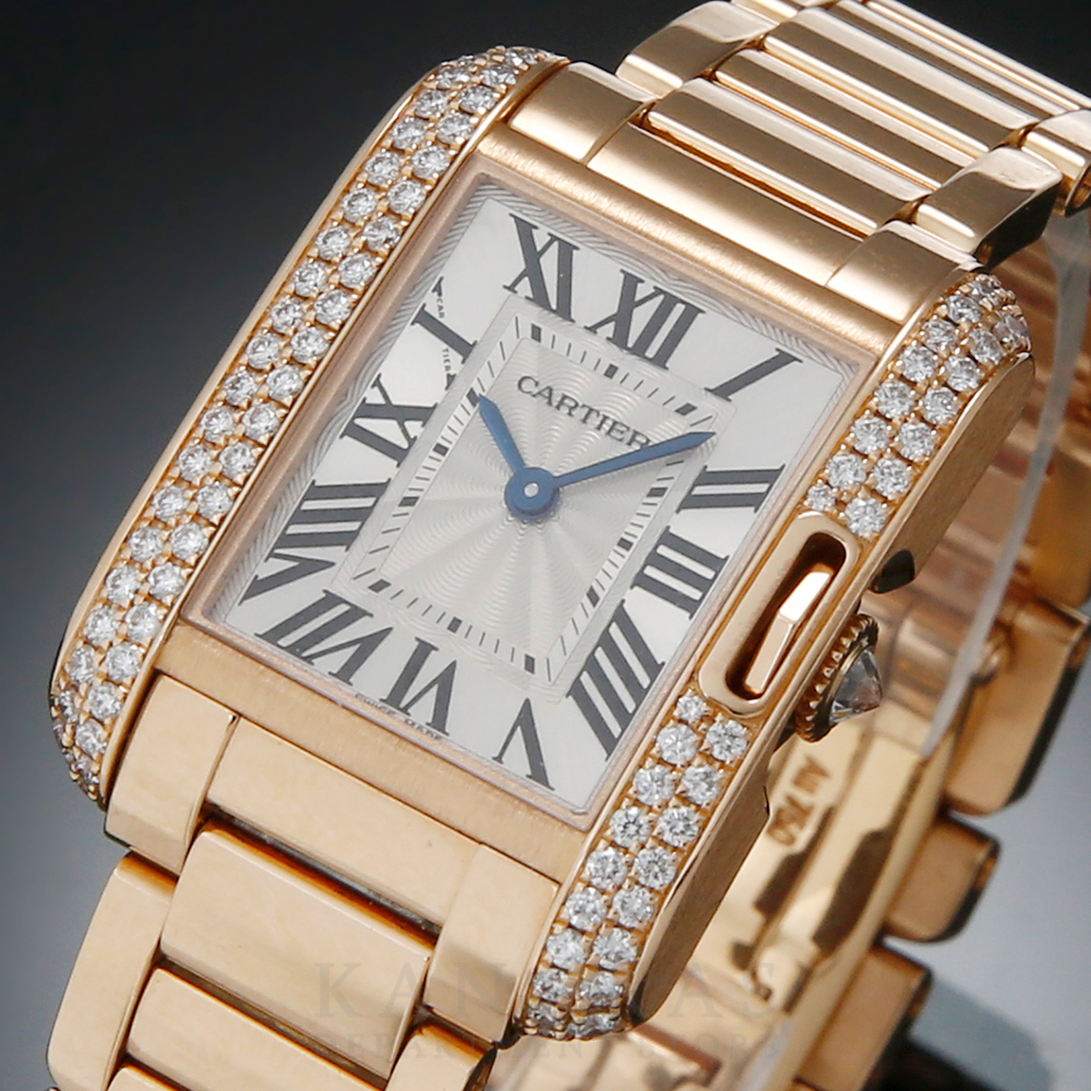CARTIER(USED)까르띠에 탱크 앙글레즈 골드