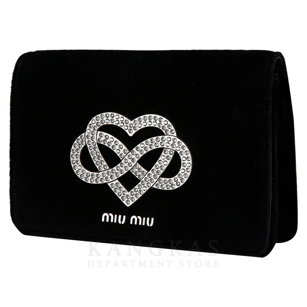 MIU MIU(USED) 미우미우 스웨이드 체인 숄더