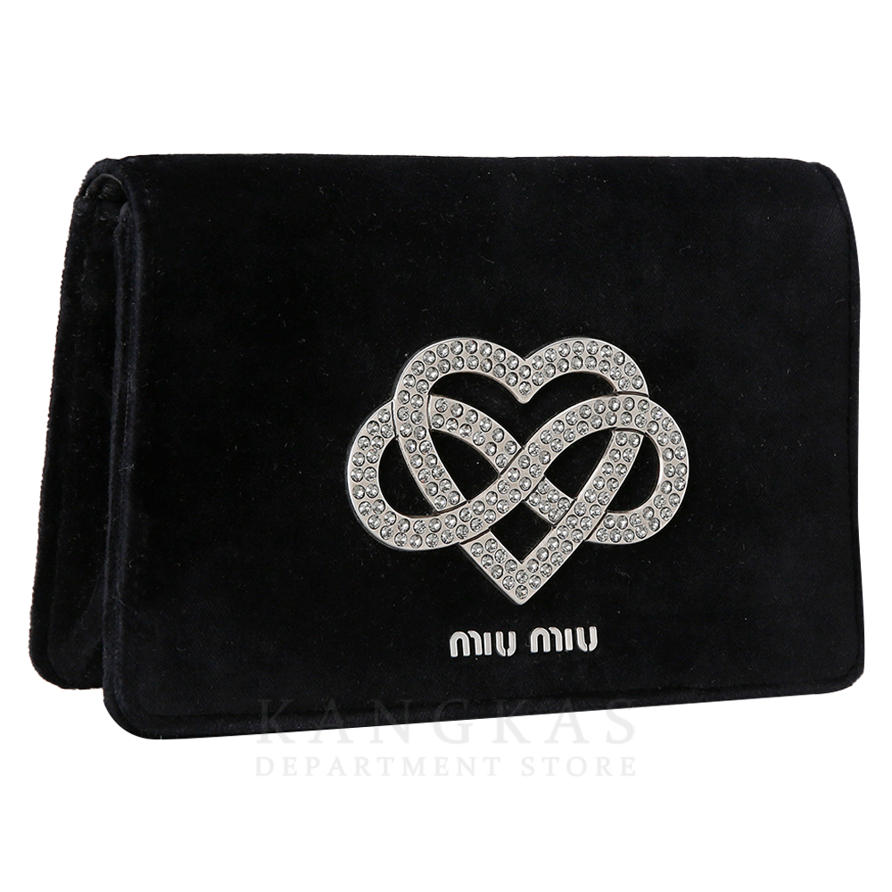 MIU MIU(USED) 미우미우 스웨이드 체인 숄더