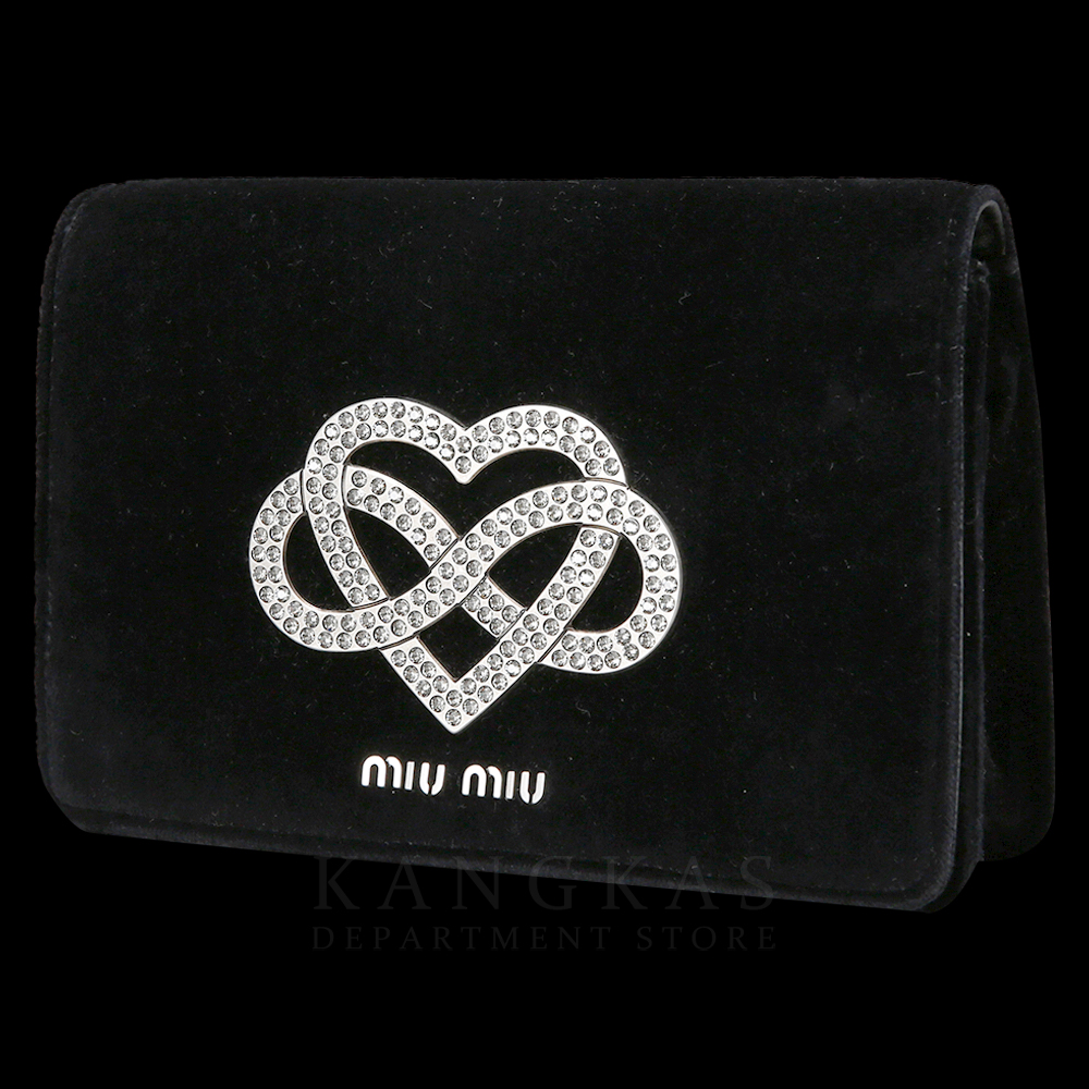 MIU MIU(USED) 미우미우 스웨이드 체인 숄더
