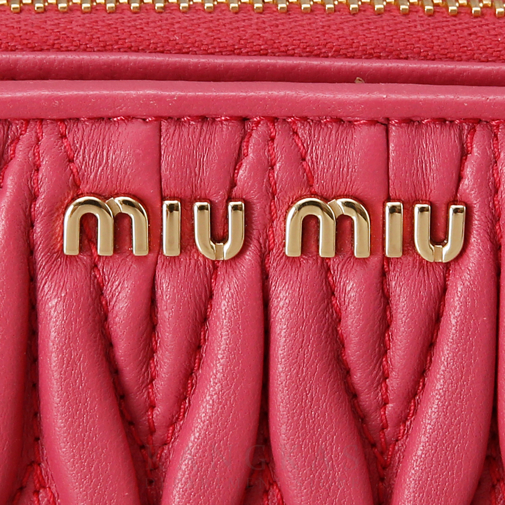 MIU MIU(USED)미우미우 5MH523 마틀라세 반지갑