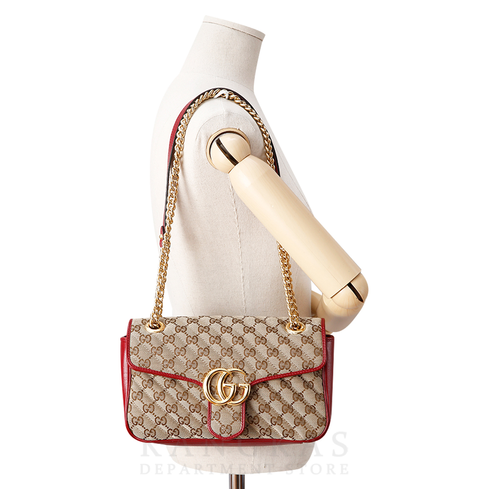 GUCCI(USED)구찌 마몽트 마틀라세 스몰 숄더백