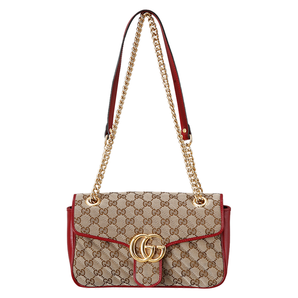 GUCCI(USED)구찌 마몽트 마틀라세 스몰 숄더백