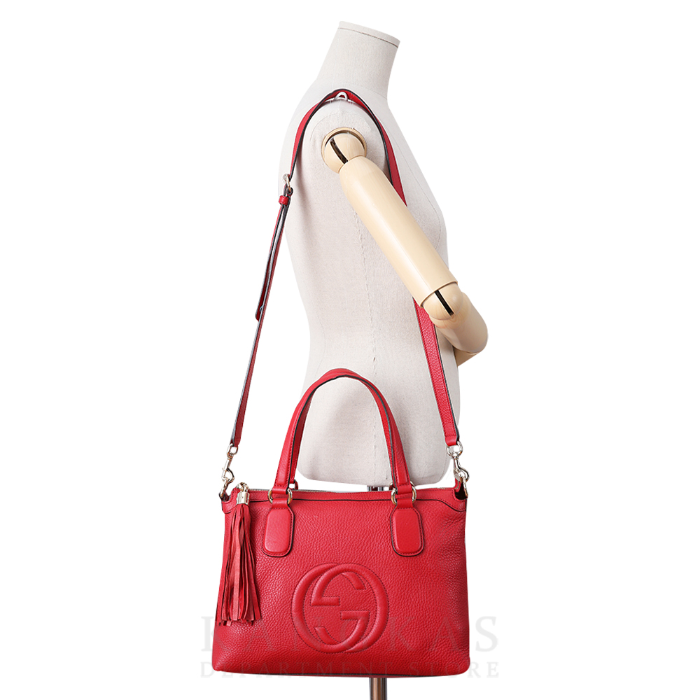 GUCCI(USED)구찌 소호 테슬 숄더백