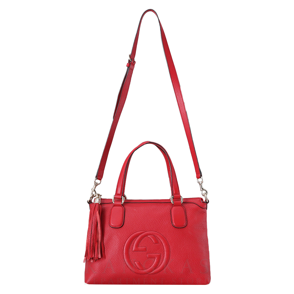 GUCCI(USED)구찌 소호 테슬 숄더백