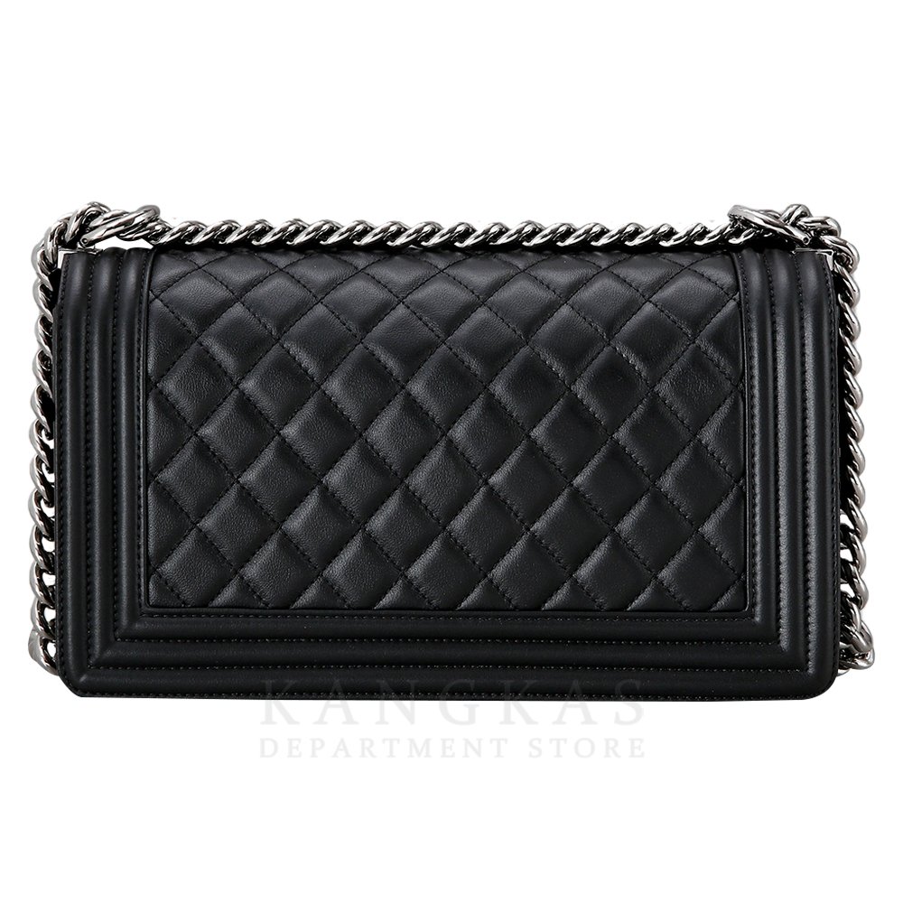 CHANEL(USED)샤넬  보이샤넬 램스킨 미듐 블랙