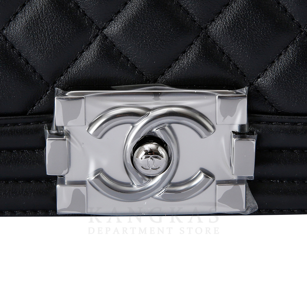 CHANEL(USED)샤넬  보이샤넬 램스킨 미듐 블랙