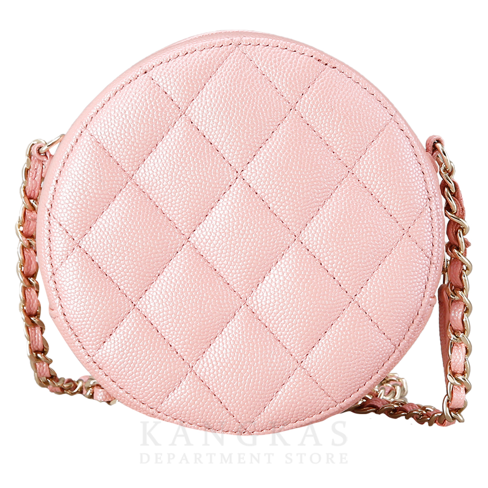 CHANEL(USED)샤넬 캐비어 라운드 체인숄더백