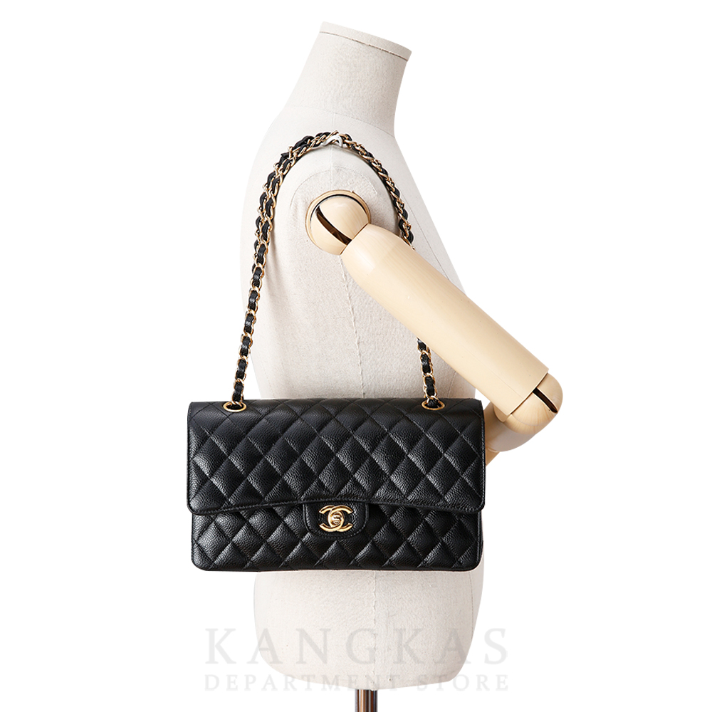 CHANEL(USED)샤넬 클래식 캐비어 미듐