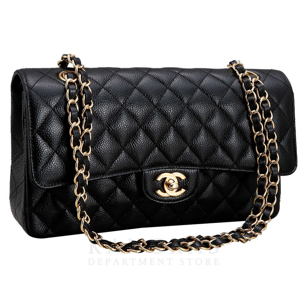 CHANEL(USED)샤넬 클래식 캐비어 미듐