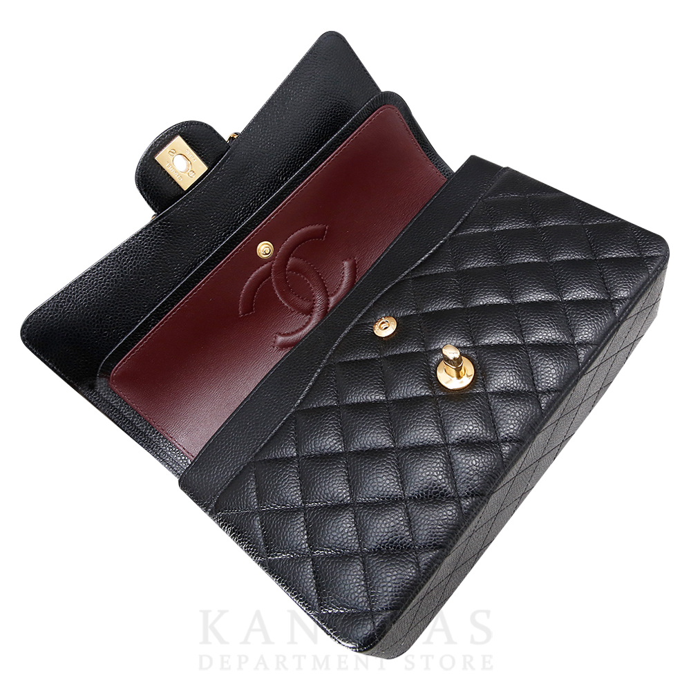 CHANEL(USED)샤넬 클래식 캐비어 미듐