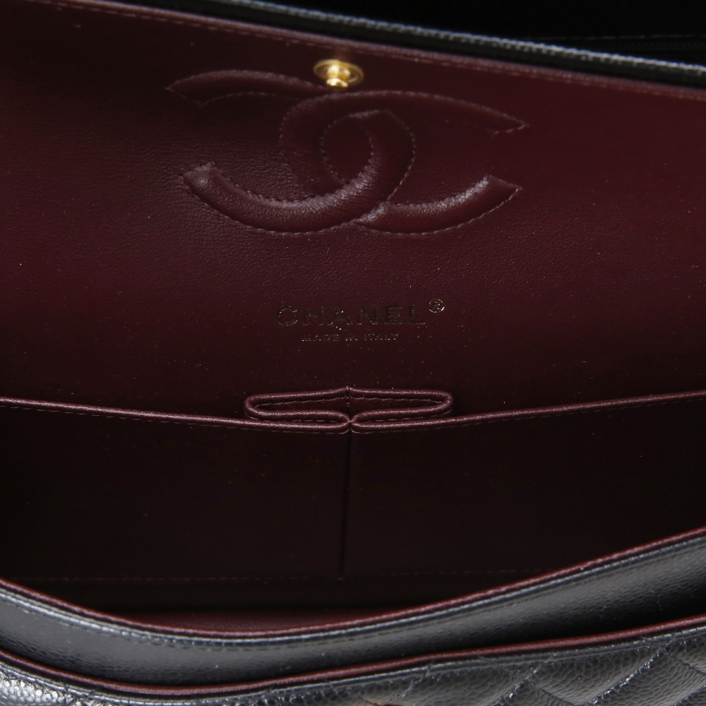 CHANEL(USED)샤넬 클래식 캐비어 미듐
