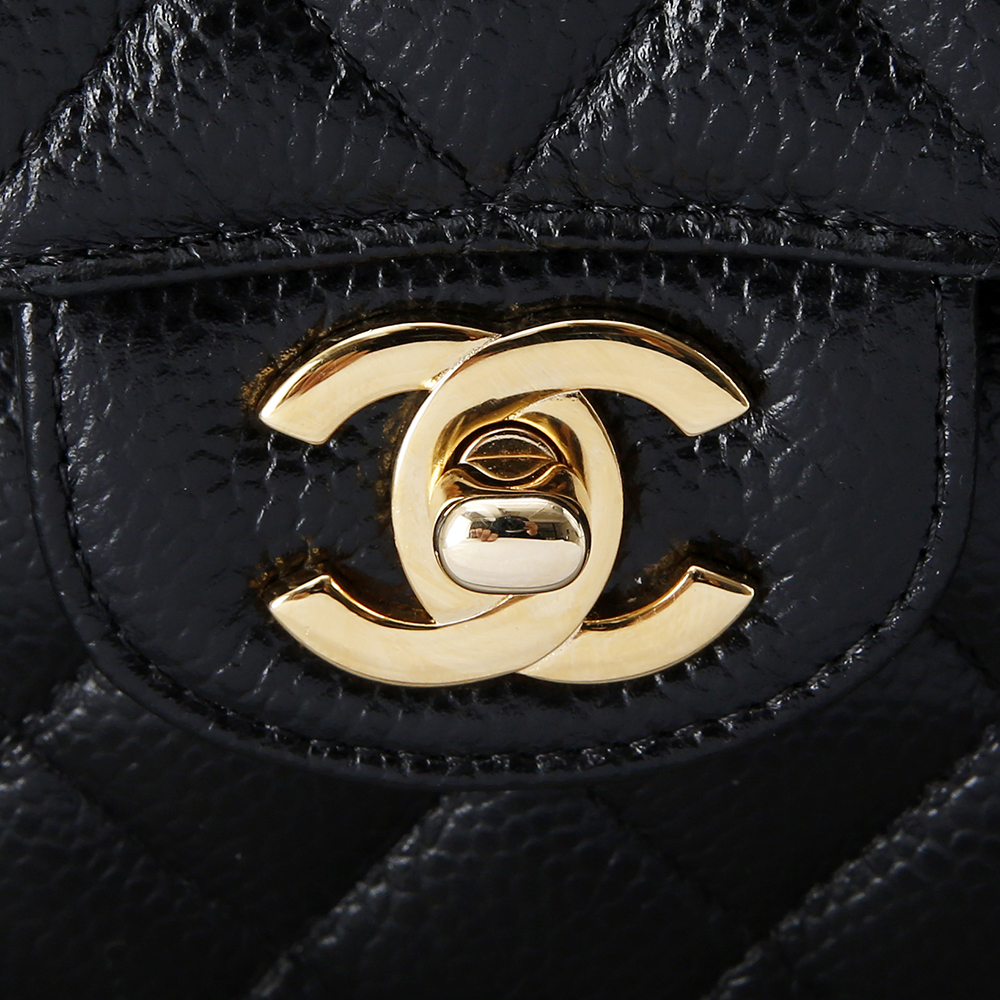 CHANEL(USED)샤넬 클래식 캐비어 미듐