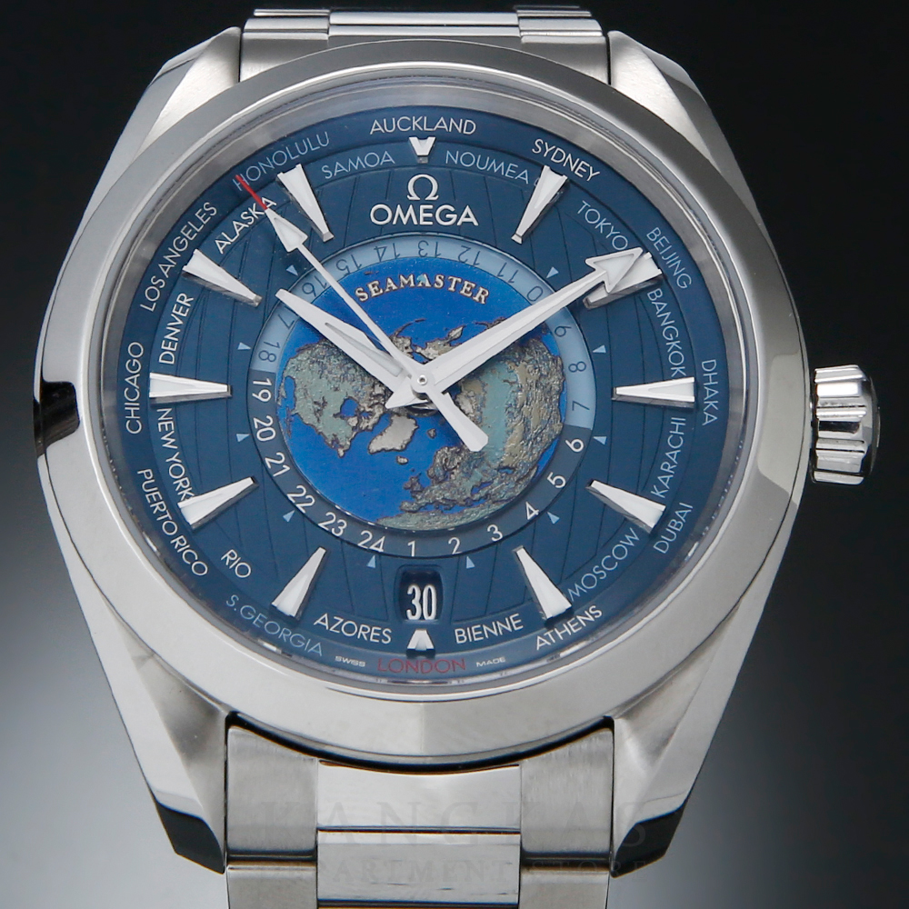 OMEGA(USED)오메가 씨마스터 아쿠아테라 GMT 월드타이머