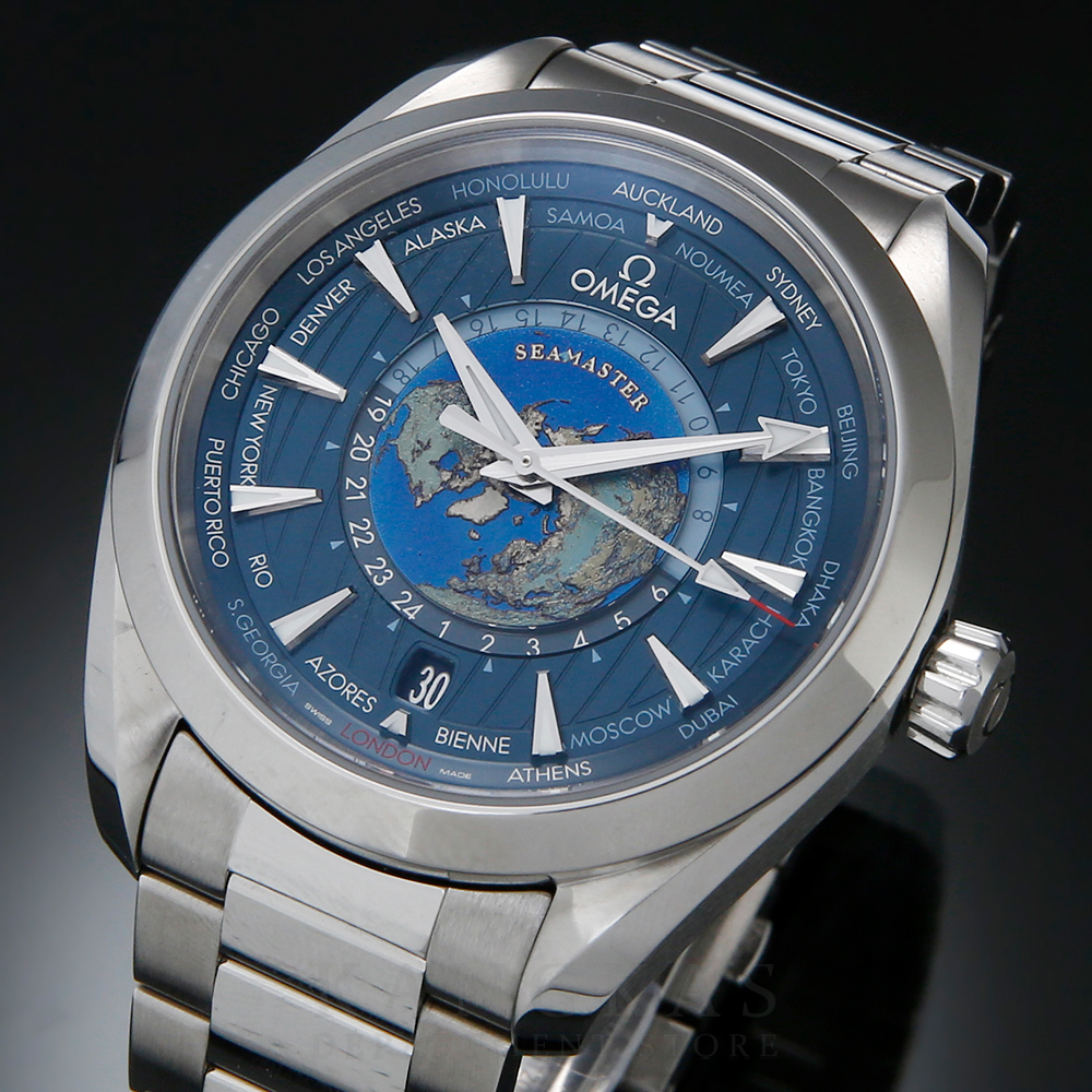 OMEGA(USED)오메가 씨마스터 아쿠아테라 GMT 월드타이머