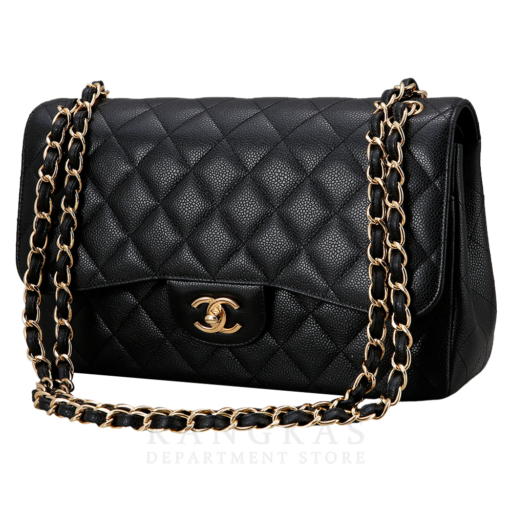 CHANEL(USED)샤넬 캐비어 클래식 점보 금장