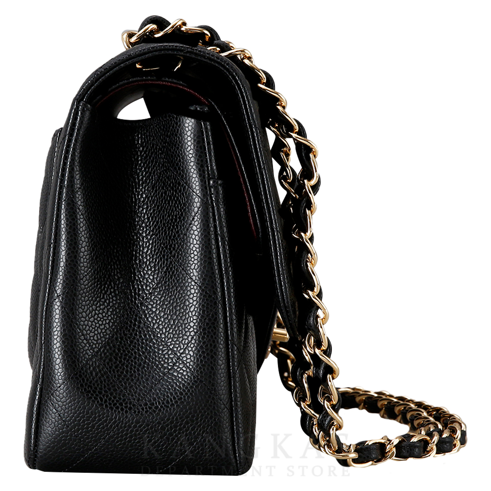 CHANEL(USED)샤넬 캐비어 클래식 점보 금장