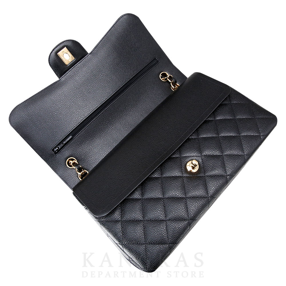 CHANEL(USED)샤넬 캐비어 클래식 점보 금장