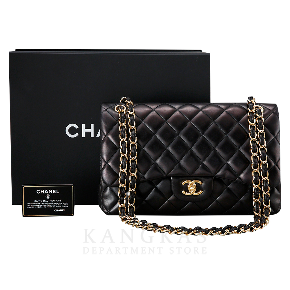 CHANEL(USED)샤넬 램스킨 클래식 점보