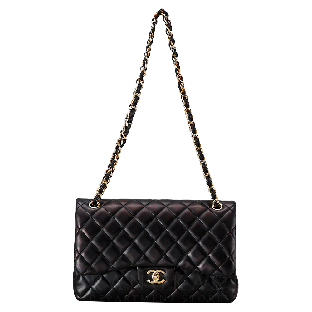 CHANEL(USED)샤넬 램스킨 클래식 점보