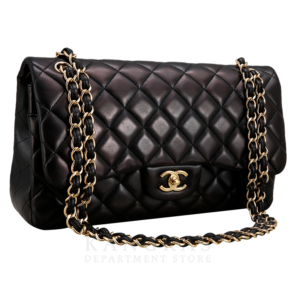 CHANEL(USED)샤넬 램스킨 클래식 점보