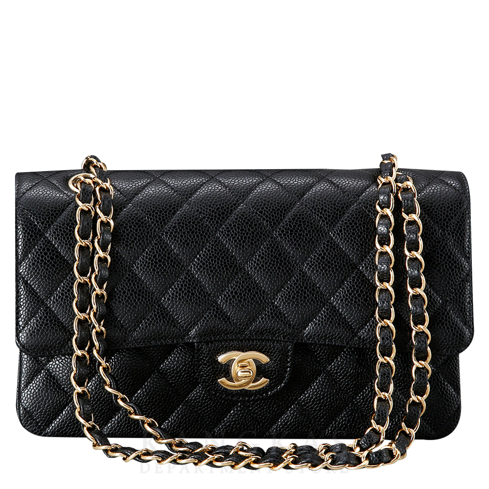 CHANEL(USED)샤넬 클래식 캐비어 미듐