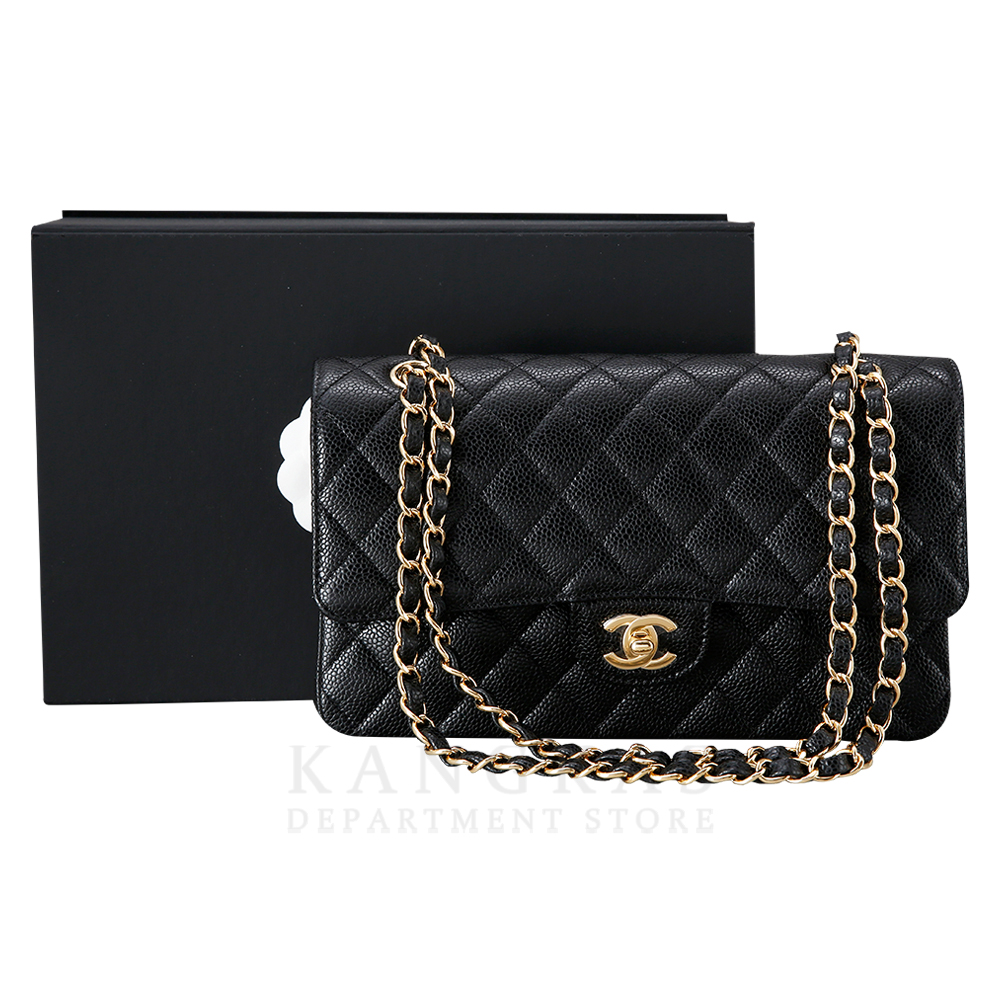 CHANEL(USED)샤넬 클래식 캐비어 미듐