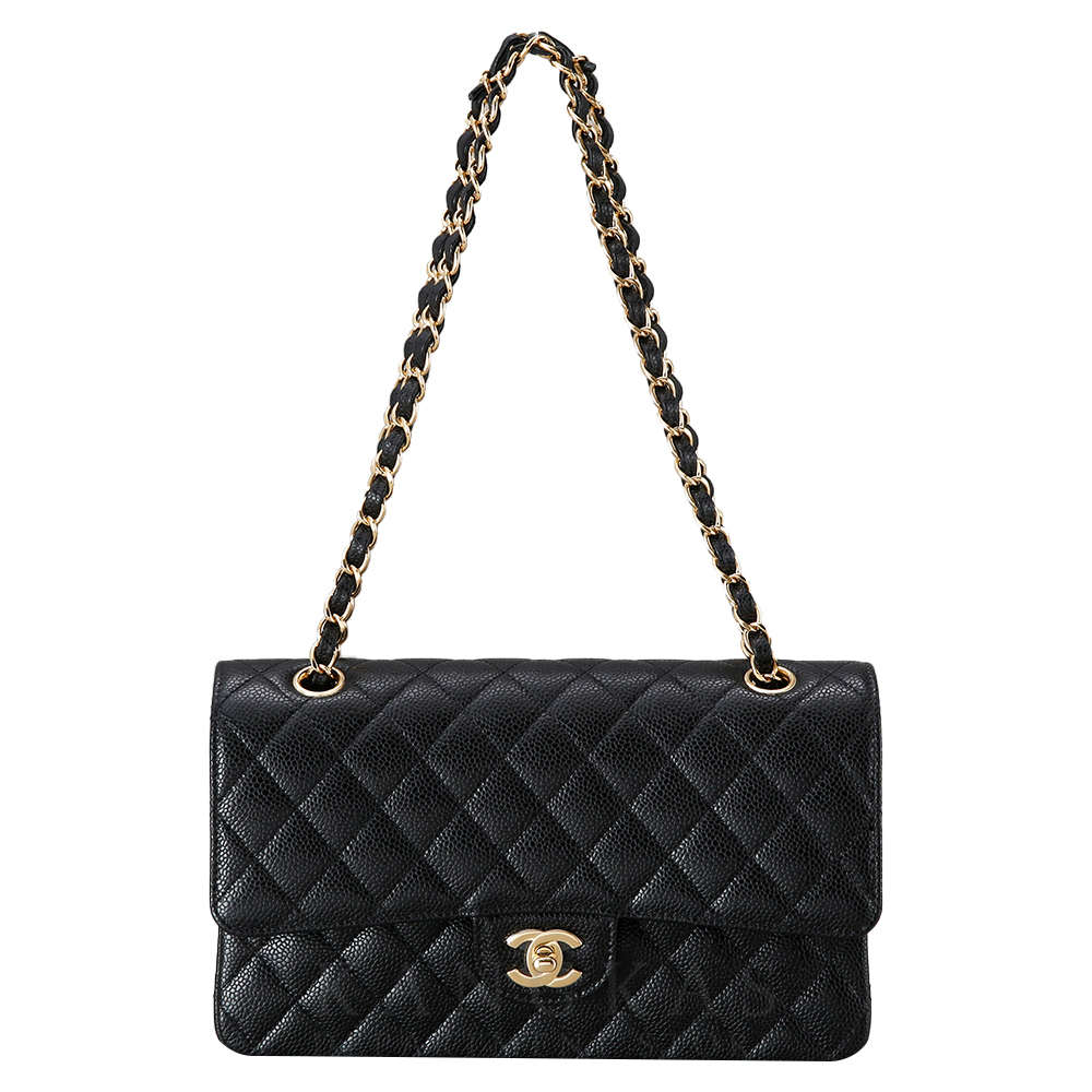 CHANEL(USED)샤넬 클래식 캐비어 미듐