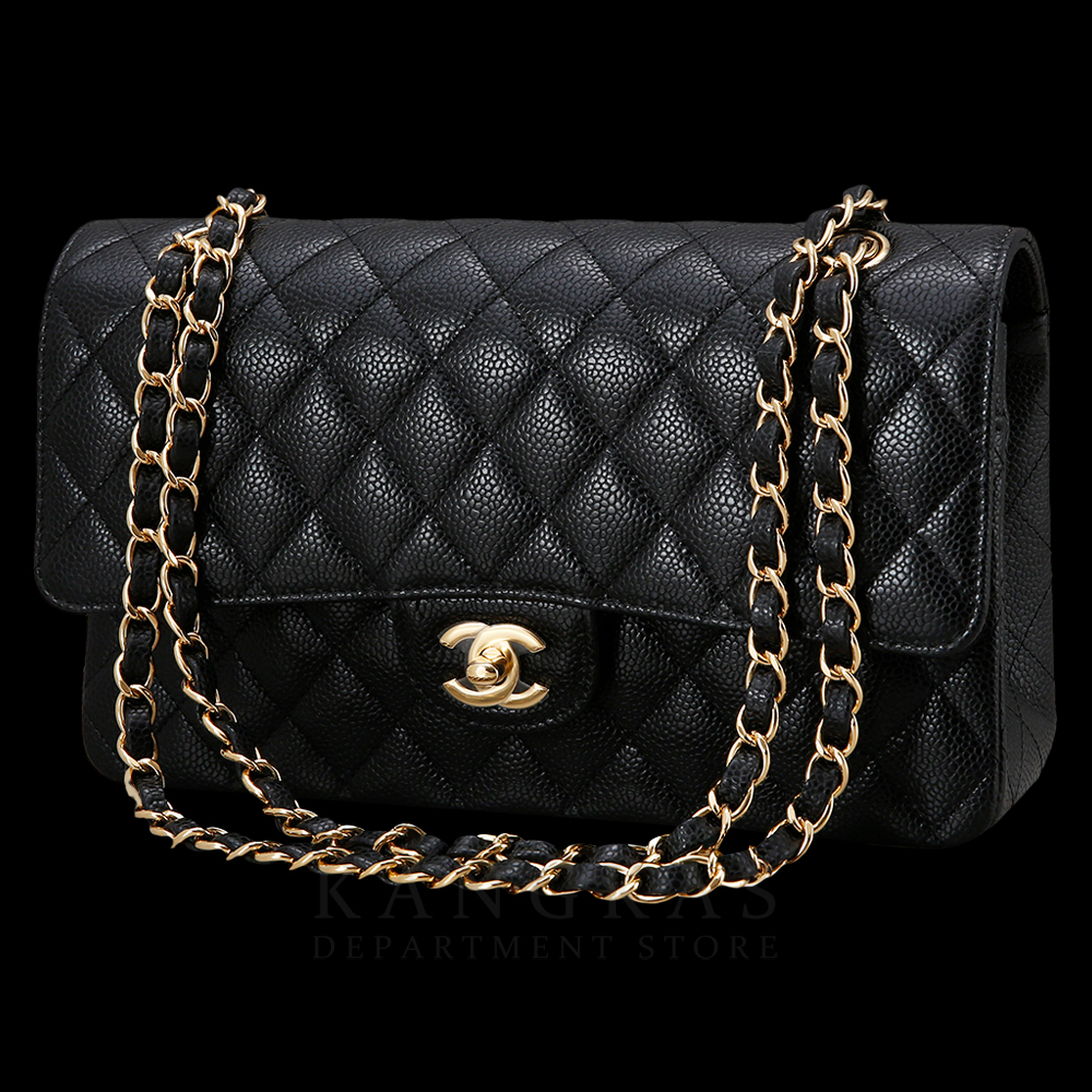 CHANEL(USED)샤넬 클래식 캐비어 미듐
