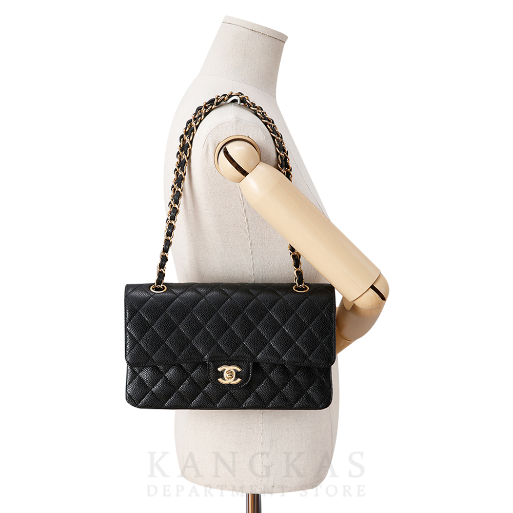 CHANEL(USED)샤넬 클래식 캐비어 미듐