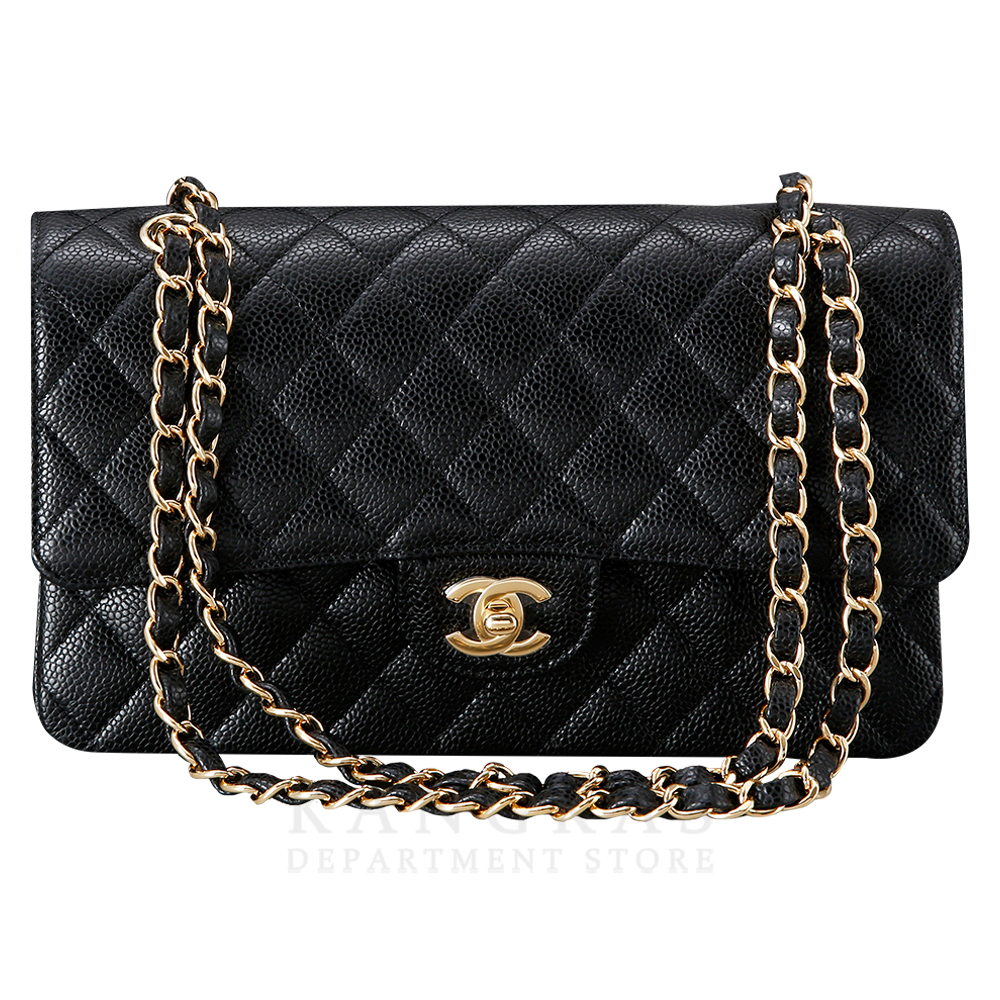 CHANEL(USED)샤넬 클래식 캐비어 미듐