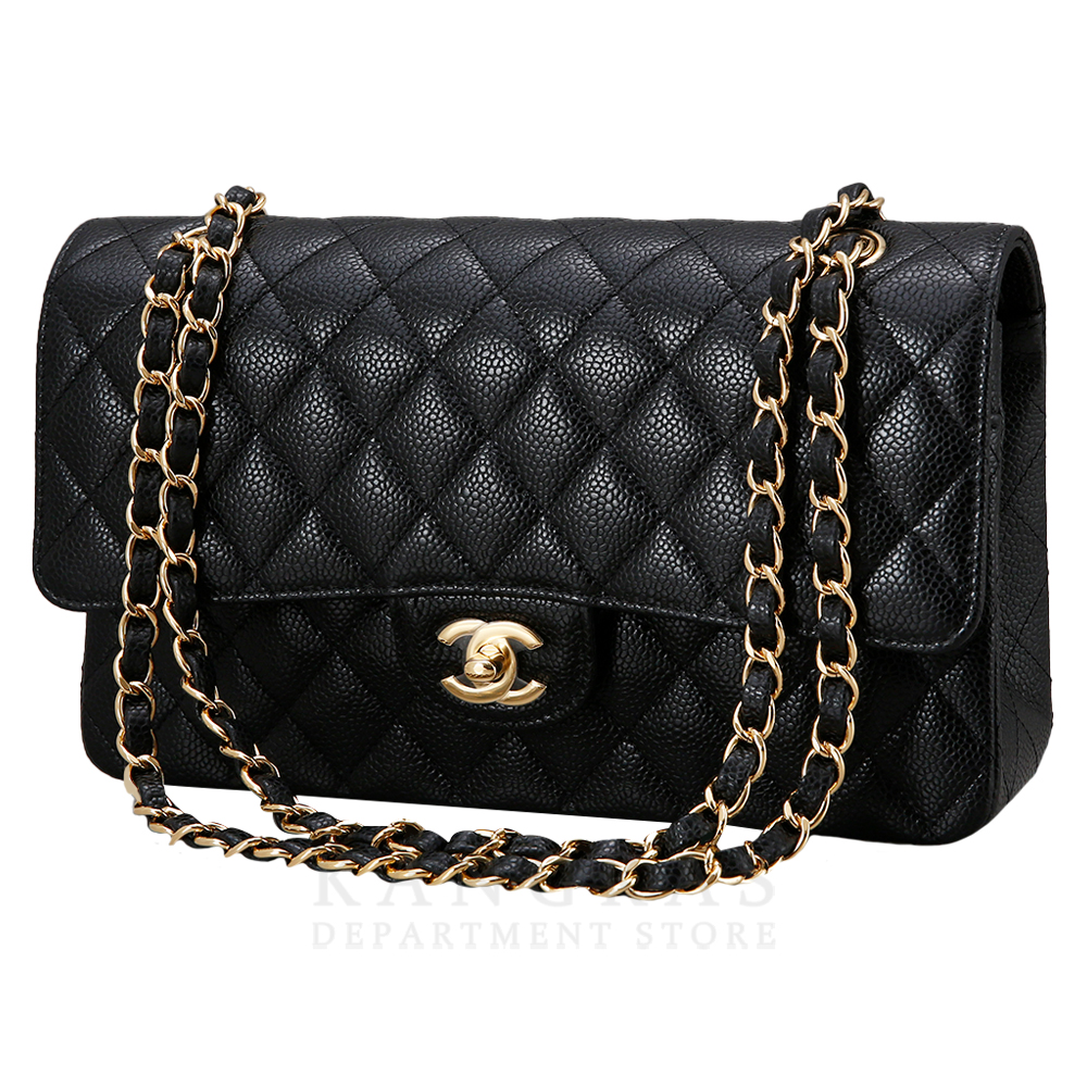 CHANEL(USED)샤넬 클래식 캐비어 미듐