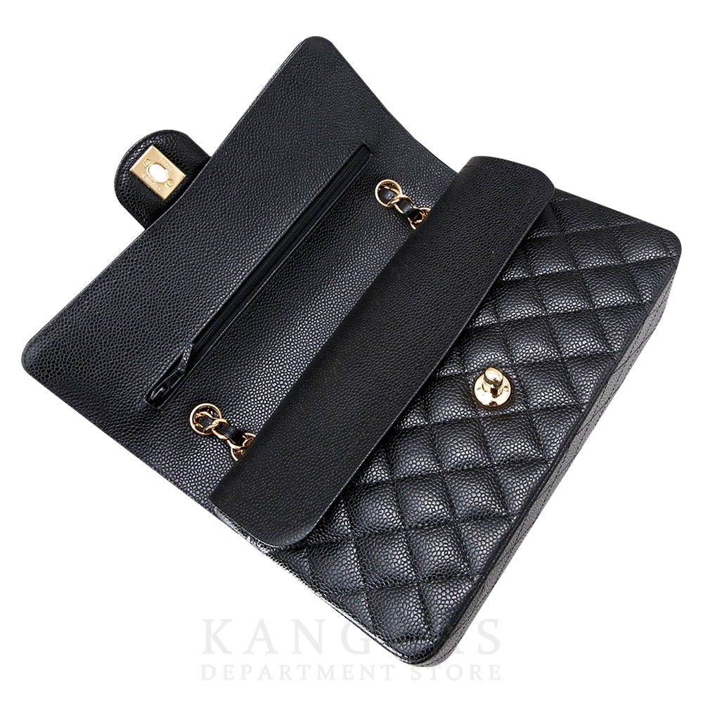 CHANEL(USED)샤넬 클래식 캐비어 미듐