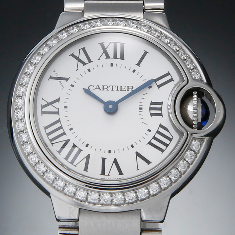 CARTIER(USED)까르띠에 발롱블루28 다이아베젤